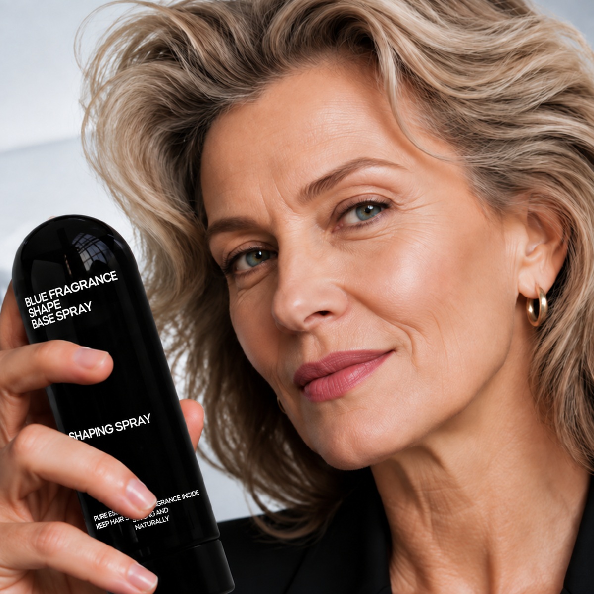 Spray fijador para cabello maduro