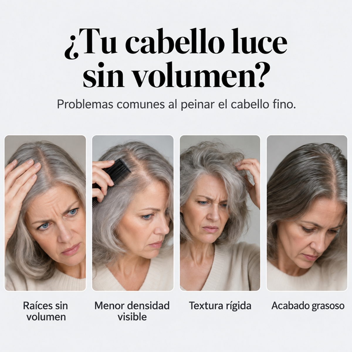 Problemas comunes del cabello fino y sin volumen