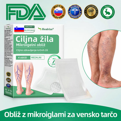 🇸🇮👨‍⚕️👍✅ Healrize® VeinTarget mikroigelni obliž ⚡ Takojšnje olajšanje, dolgotrajni rezultati 🍟🍟
