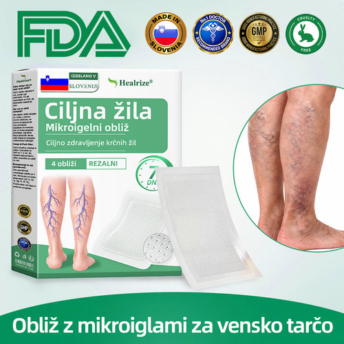 🇸🇮👨‍⚕️👍✅ Healrize® VeinTarget mikroigelni obliž ⚡ Takojšnje olajšanje, dolgotrajni rezultati 🍟🍟