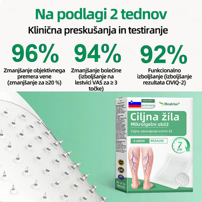 🇸🇮👨‍⚕️👍✅ Healrize® VeinTarget mikroigelni obliž ⚡ Takojšnje olajšanje, dolgotrajni rezultati 🍟🍟